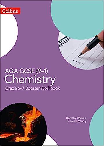 aqa gcse 9-1 chemistry grade 6-7 booster workbook 1st edition dorothy warren, gemma young 0008322554,