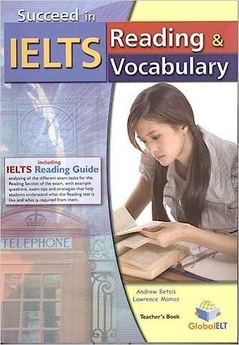 succeed in ielts reading and vocabulary teacher's book 1st edition andrew, mamas lawrence betsis 1904663893,