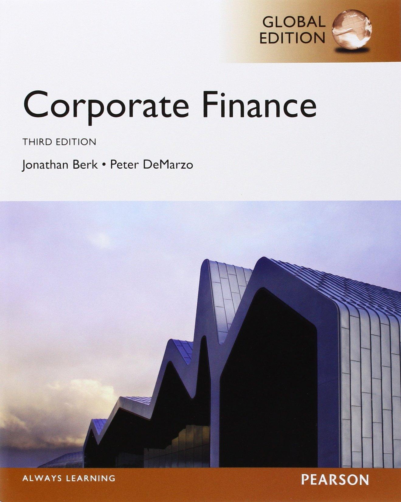 corporate finance 3rd global edition peter demarzo, jonathan berk 0273792024, 9780273792024