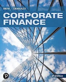corporate finance 6th edition jonathan berk, peter demarzo 0137845073, 978-0137845071