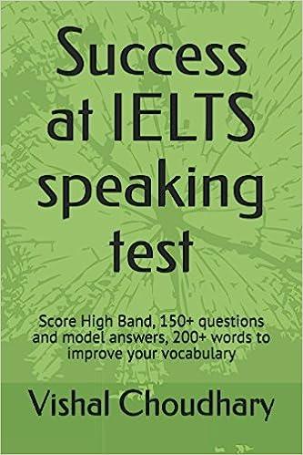 success at ielts speaking test 1st edition vishal choudhary 1549760858, 978-1549760853