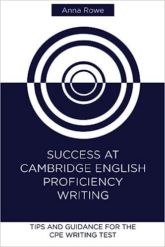 success at cambridge english proficiency writing tips and guided practice for the cpe writing 1st edition