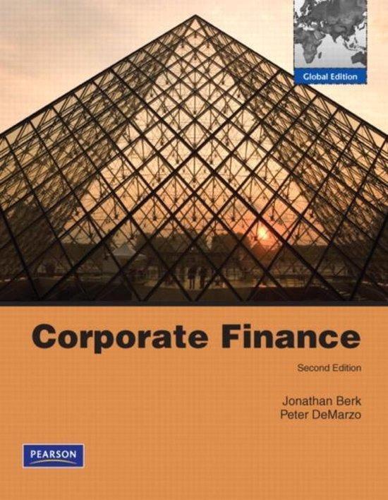 corporate finance 2nd global edition jonathan berk, peter m. demarzo 0132453223, 9780132453226