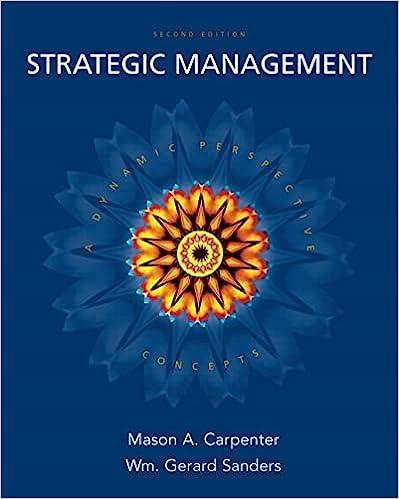 strategic management a dynamic perspective concepts 2nd edition mason a. carpenter, wm. gerard sanders