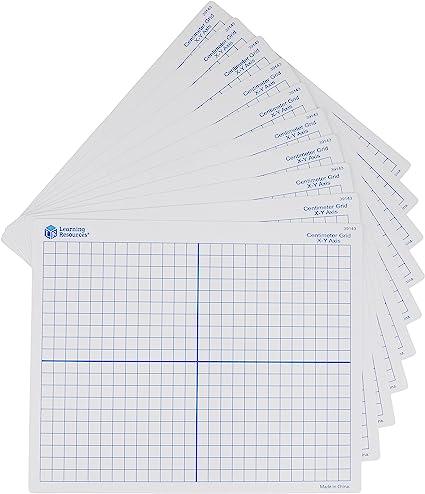 learning resources double sided x y axis dry erase mats  learning resources b005gle6hq