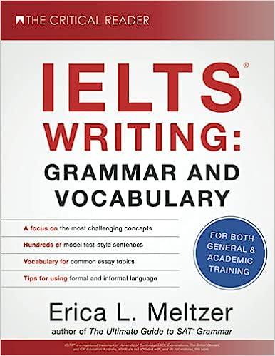 ielts writing grammar and vocabulary 1st edition erica meltzer 1733589570, 978-1733589574