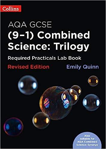 aqa gsce 9-1 combined science required practicals lab book 1st edition emily quinn 0008291640, 978-0008291648