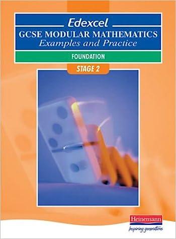 edexcel gsce modular mathematics foundation stage 2 examples and practice 1st edition k.; et al pledger