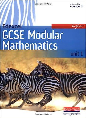 edexcel gcse modular mathematics higher unit 1 1st edition keith pledger 0435585304, 978-0435585303