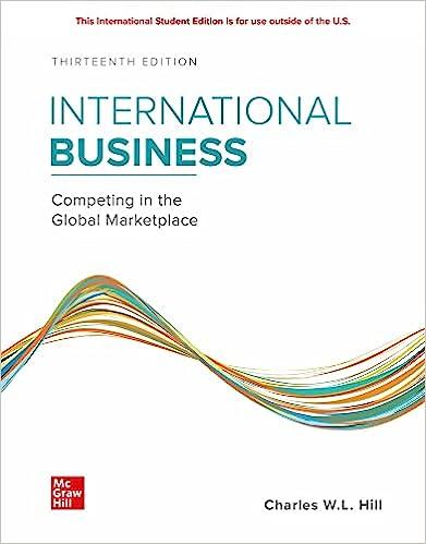 ISE International Business Competing In The Global Marketplace