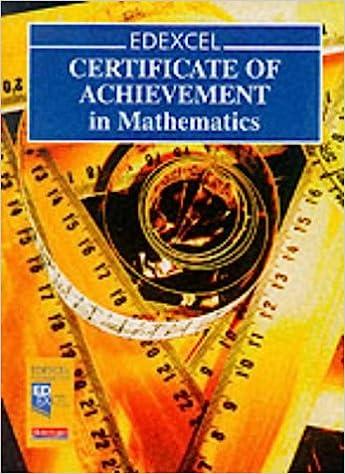 edexcel certificate of achievement in mathematics 1st edition birkett 0435532332, 978-0435532338