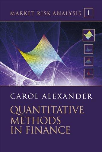 market risk analysis quantitative methods in finance volume i 1st edition carol alexander 0470998008,