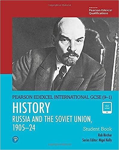 pearson edexcel international gcse 9-1 history the soviet union in revolution 1905-24 student book 1st