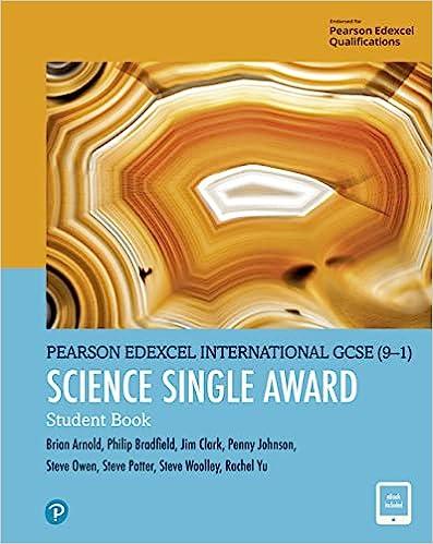 pearson edexcel international gcse 9–1 science single award student book 1st edition philip bradfield,