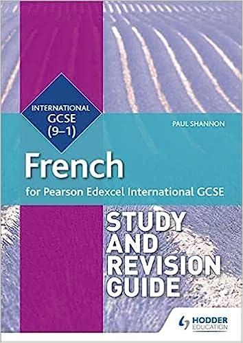 edexcel international gcse french study and revision guide 1st edition paul shannon 151047496x, 978-1510474963