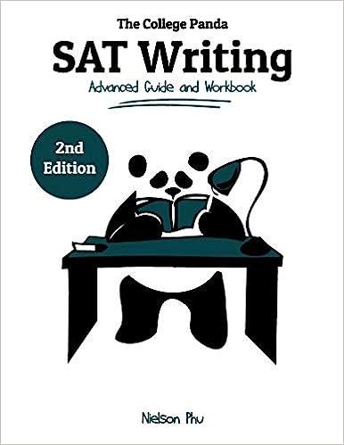 the college pandas sat writing advanced guide and workbook 2nd edition nielson phu 098949649x, 978-0989496490