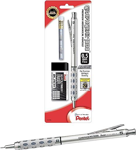 pentel graphgear 1000 mechanical pencil 0.5mm premier  pentel b00cec0jrq