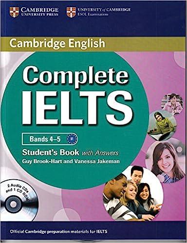 complete ielts bands 4-5 students book with answers 1st edition guy brook-hart, vanessa jakeman 9781107654877