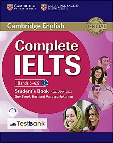 complete ielts bands 5-6.5 b2 student's book with answers with testbank 1st edition guy brook-hart