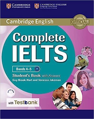 complete ielts bands 4-5 b1 students book with answers with testbank. 1st edition guy brook-hart 3125353394,