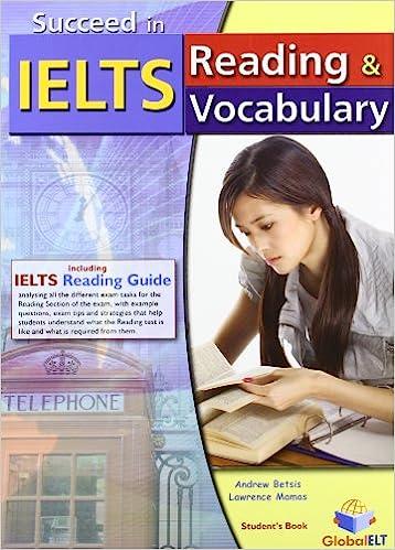 succeed in ielts reading and vocabulary students book with ielts reading guide 1st edition andrew and mamas