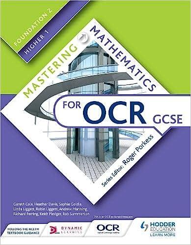 mastering mathematics for ocr gcse foundation 2 higher 1 1st edition rob summerson, gareth cole, heather