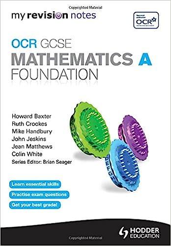 ocr gcse mathematics a foundation revision guide 1st edition rob summerson, gareth cole, heather davis,