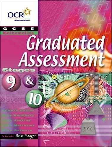 gcse mathematics c for ocr graduated assessment stages 9 and 10 1st edition howard baxter, michael handbury,