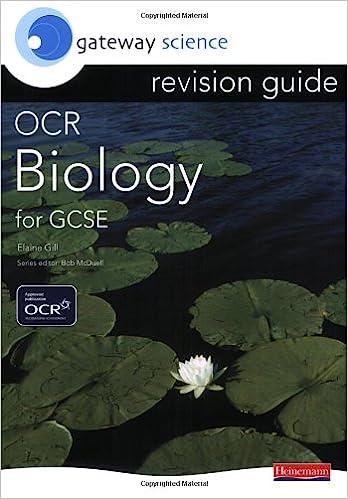 gateway science ocr biology for gcse revision guide 1st edition elaine gill, bob mcduell 0435675486,