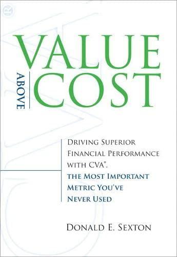 value above cost driving superior financial performance with cva the most important metric you ve never used