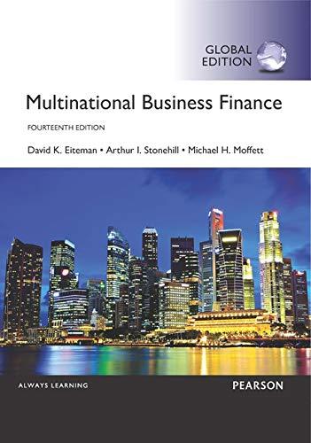 multinational business finance 14th global edition david eiteman, arthur stonehill, michael moffett