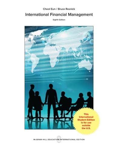 international financial management 8th international edition cheol s. eun, bruce g. resnick, philip kotler