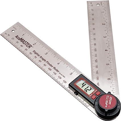 calculated industries accumaster angle finder ruler stainless steel blade  calculated industries b07ld7ghh7