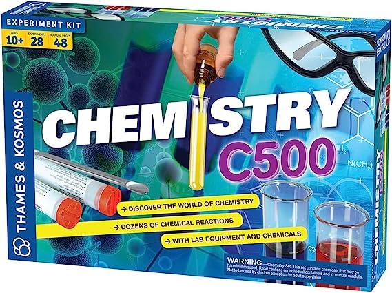 Thames And Kosmos Chemistry Chem C500 Science Kit With 28 Guided Experiments