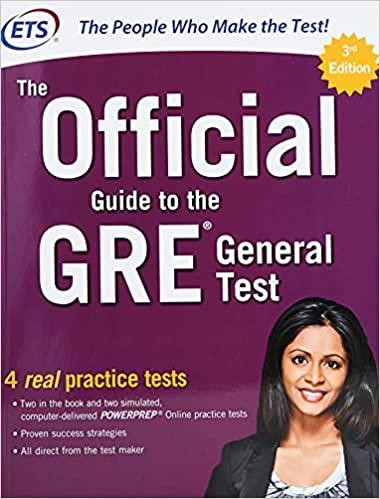 the official guide to the gre general test 3rd edition educational testing service 1259862410, 978-1259862410
