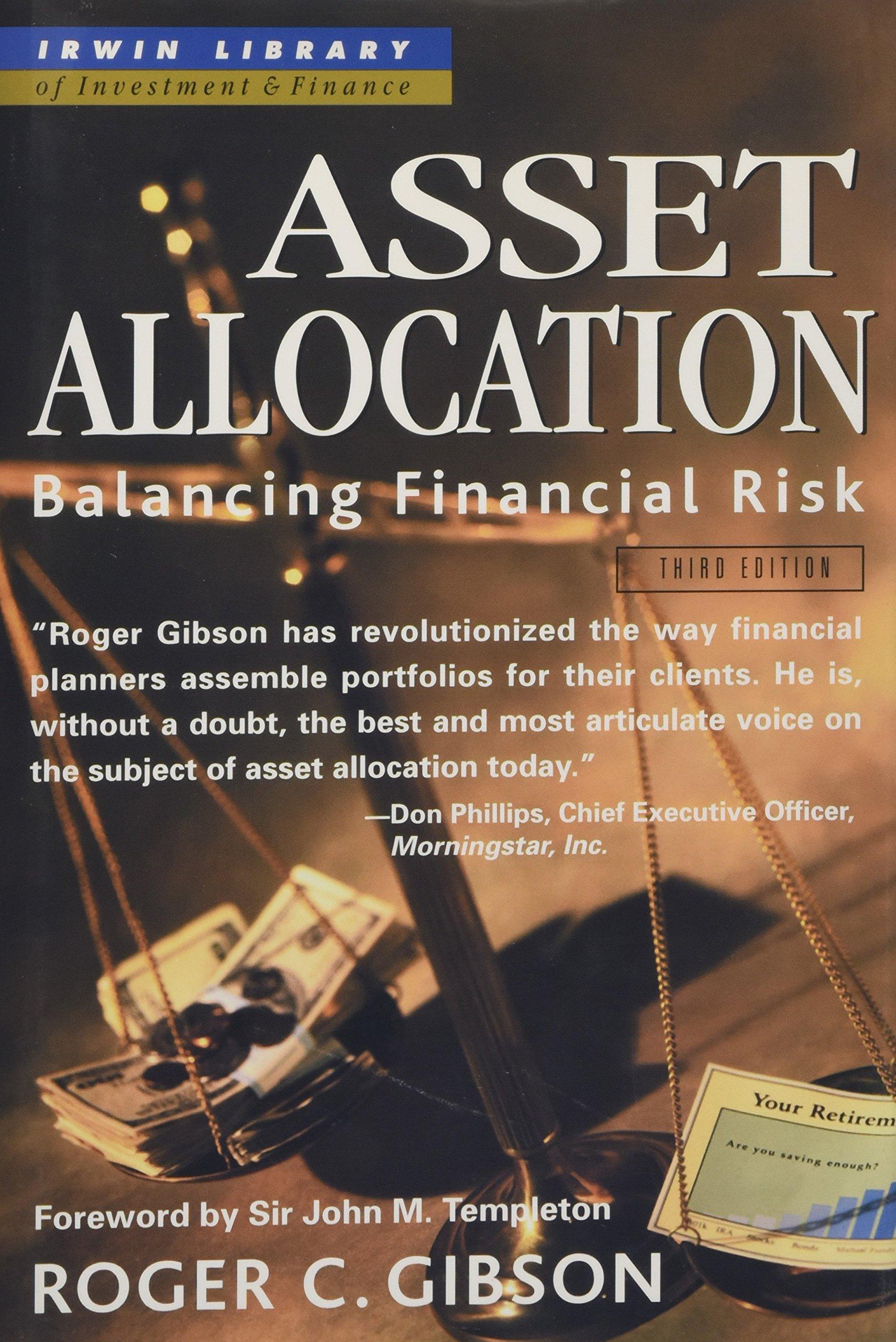 asset allocation balancing financial risk 3rd edition roger c. gibson, john m. templeton 0071357246,