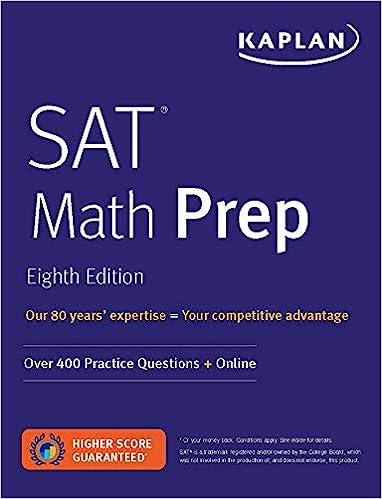 sat math prep 8th edition kaplan test prep 1506236839, 978-1506236834