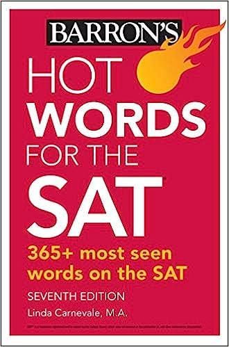 hot words for the sat 7th edition linda carnevale m.a. 1438011806, 978-1438011806