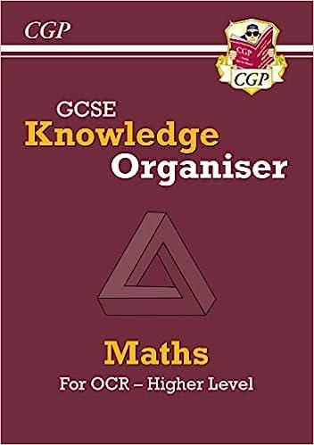 gcse knowledge organiser maths for ocr higher level 1st edition harrogate shaun, oxley sarah, palin alison