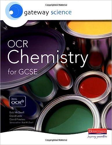 ocr chemistry for gcse 1st edition mcduell et al, mr bob mcduell, dr david lees, mr david fowkes, godfrey