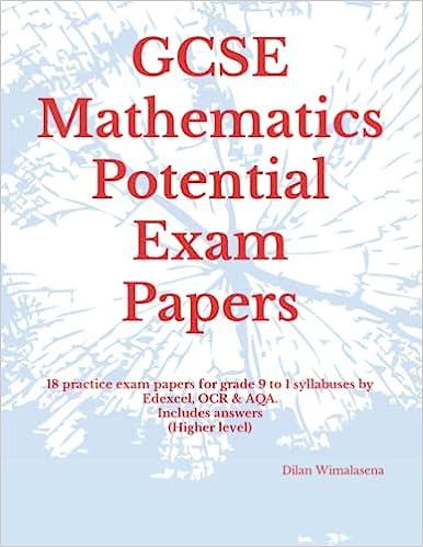 gcse mathematics potential exam papers18 practice exam papers for grade 9 to 1 syllabuses by edexcel ocr and