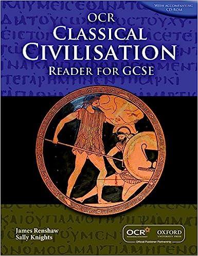 ocr classical civilisation reader for gcse 1st edition james renshaw, sally knights 0198325975, 978-0198325970