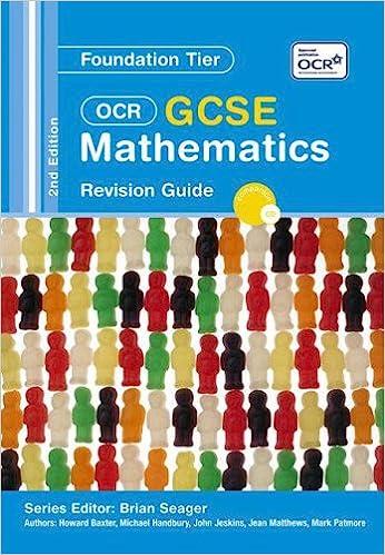 foundation tier ocr gcse mathematics 1st edition jean matthews, brian seager 0340959223, 978-0340959220