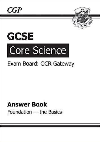 gcse core science exam board ocr gateway answers book foundation the basics 1st edition richard, parsons
