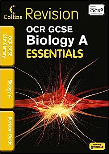 revision ocr gcse biology a essentials 1st edition robert woodcock 184419499x, 978-1844194995