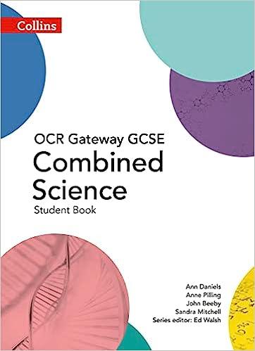 ocr gateway gcse combined science student book 1st edition ann pilling 0008150923, 978-0008150921
