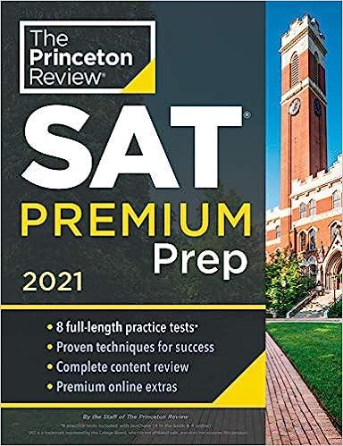 sat premium prep 2021 1st edition the princeton review 0525569340, 978-0525569343