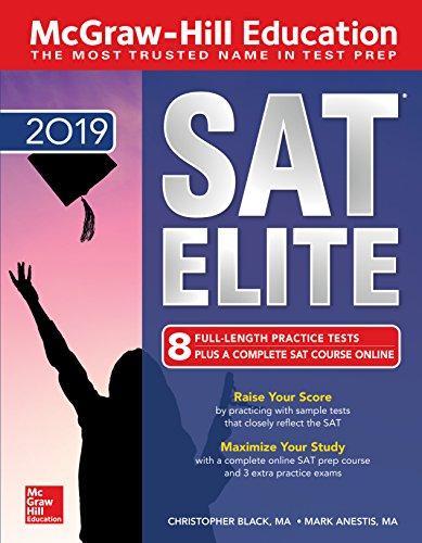 mcgraw-hill education sat elite 2019 1st edition christopher black, mark anestis 978-1260122121