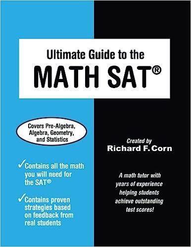 ultimate guide to the math sat 1st edition richard f corn 1939288363, 978-1939288363