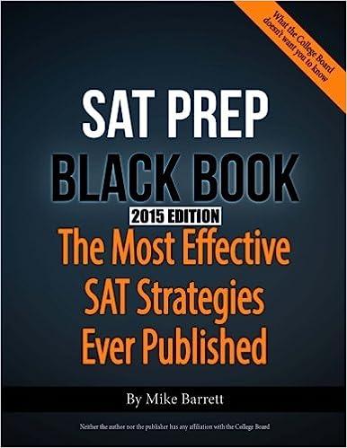 sat prep the most effective sat strategies ever published 2015 edition mike barrett 0615780849, 978-0615780849